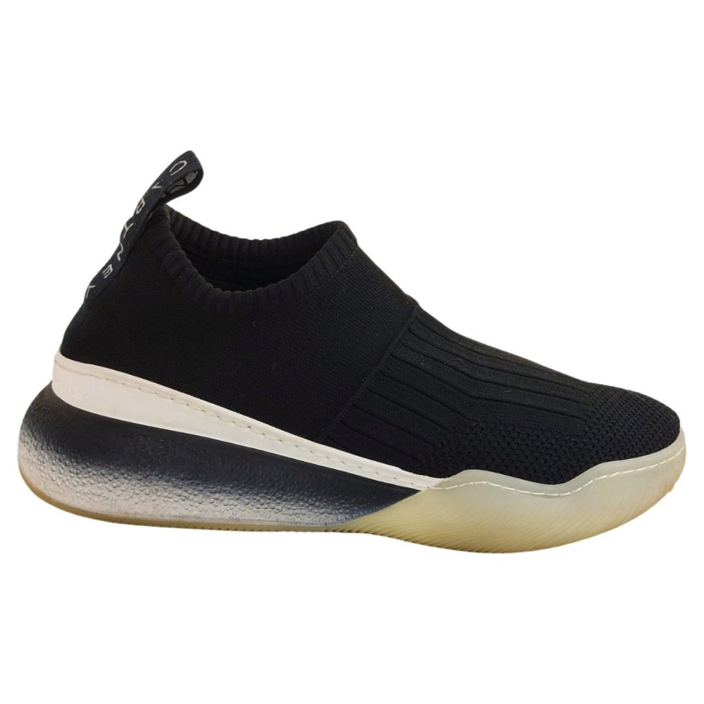STELLA MCCARTNEY Loop Sock Sneakers Black & White Size 37 / US 7 - Picture 9 of 9